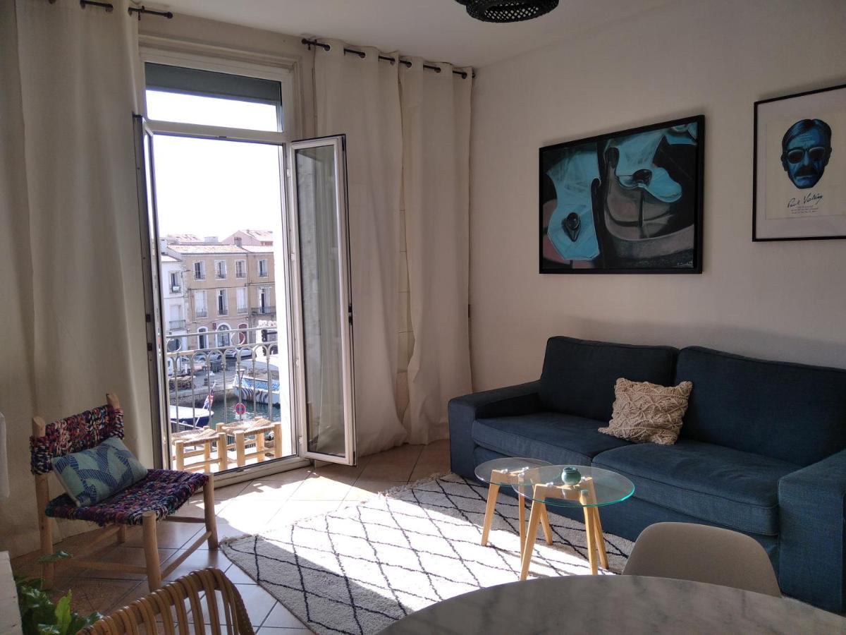 Grand T2 Au Coeur De Ville Avec Vue Sur Quais Et Mer Сет Екстериор снимка